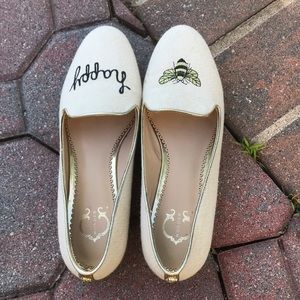 C. Wonder Khaki Bee Happy Loafers 🐝.